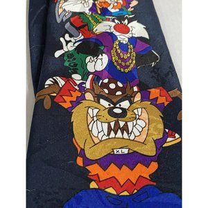 Original Vintage 1993 LOONEY TUNES POSSE Mania‎ Necktie